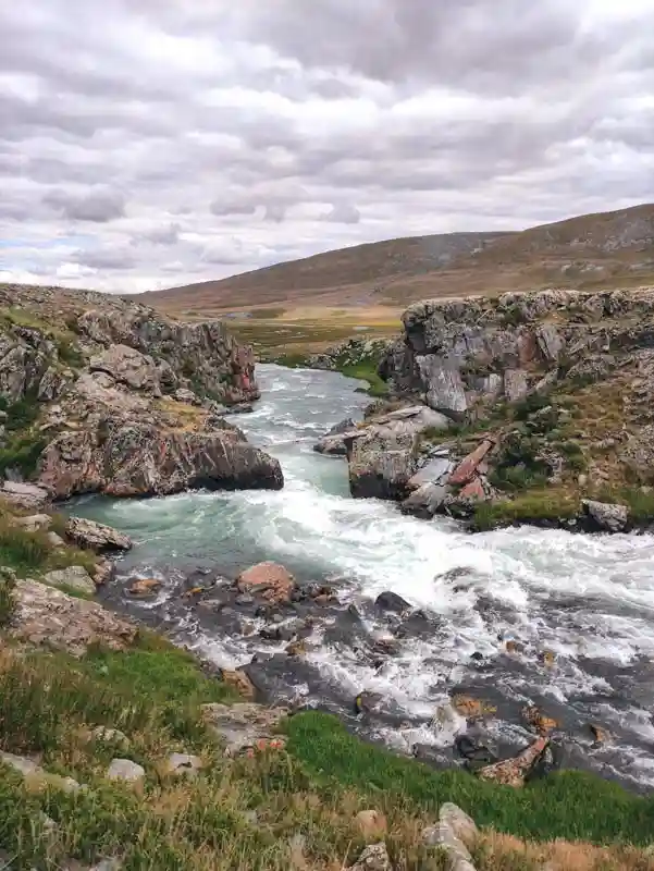 Река в долине реки Елангаш