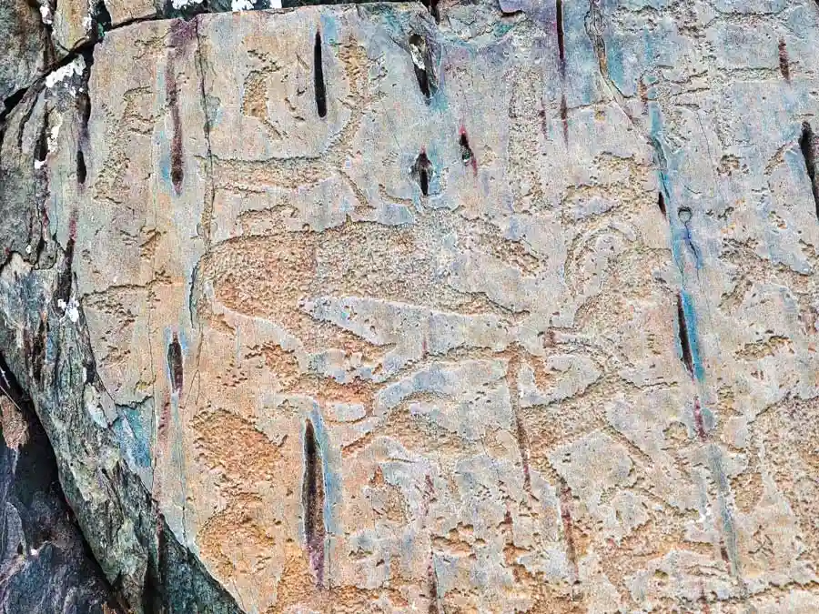 Петроглифы урочища Калбак-Таш