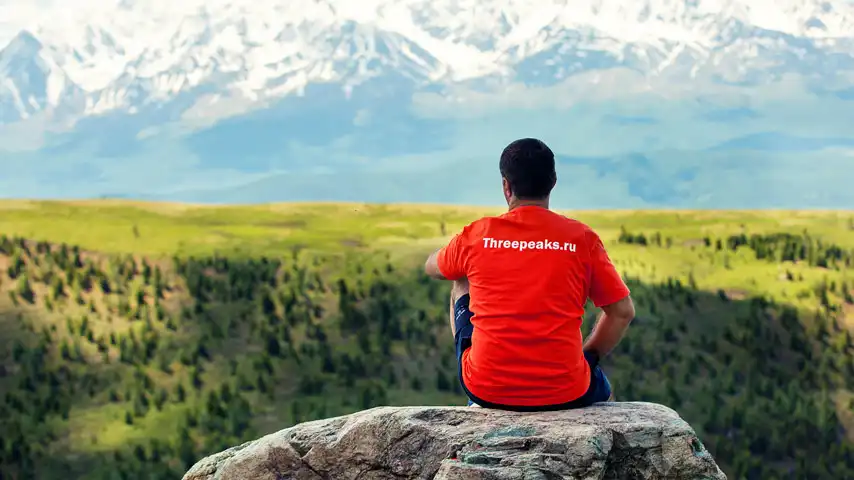 Вид с подъема на девятый ретранслятор