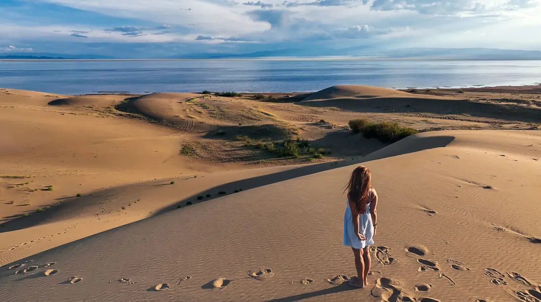 Отдых на песках Монгол Элс в Монголии