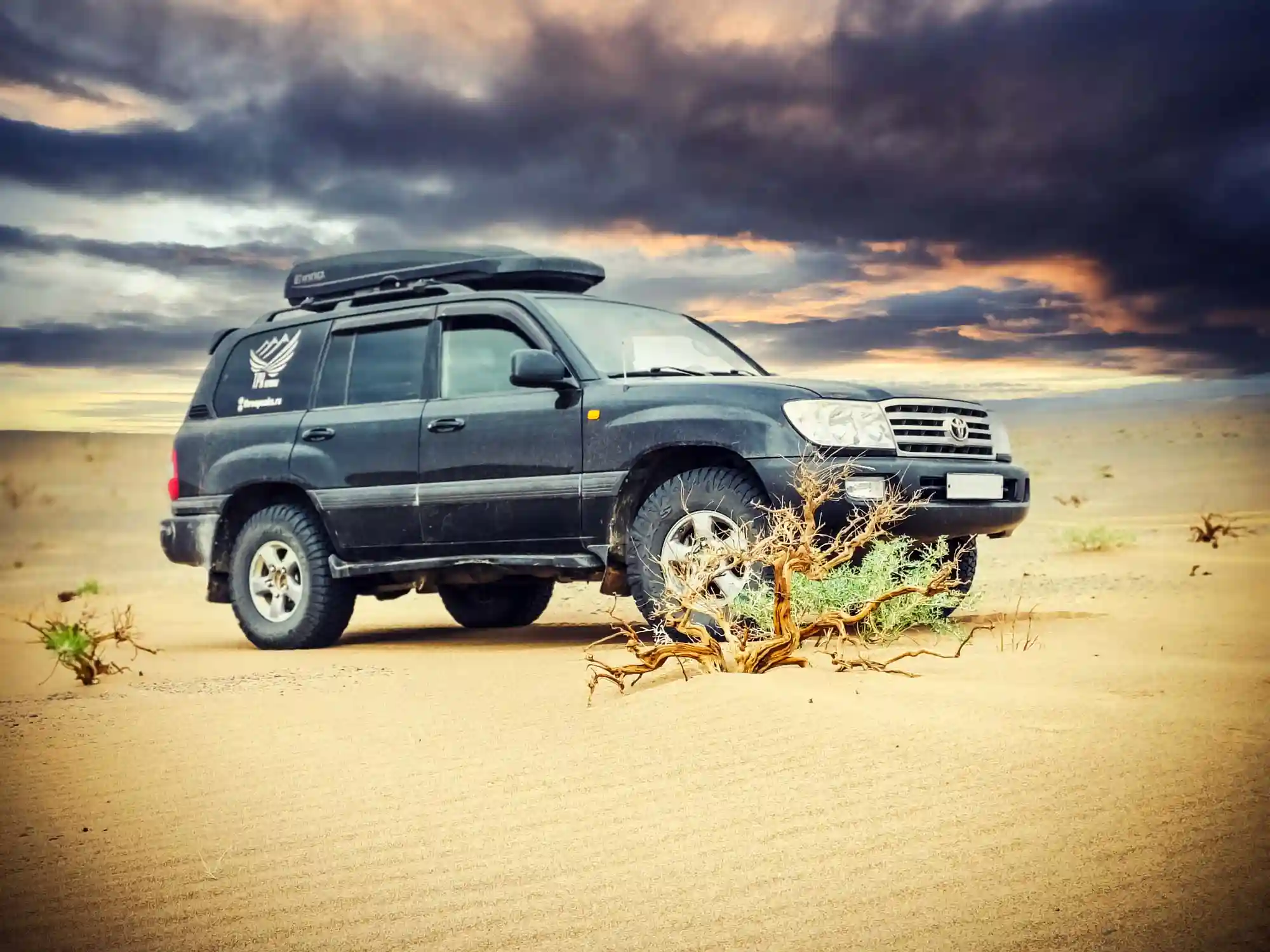 Экспедиционный автомобиль в Гоби