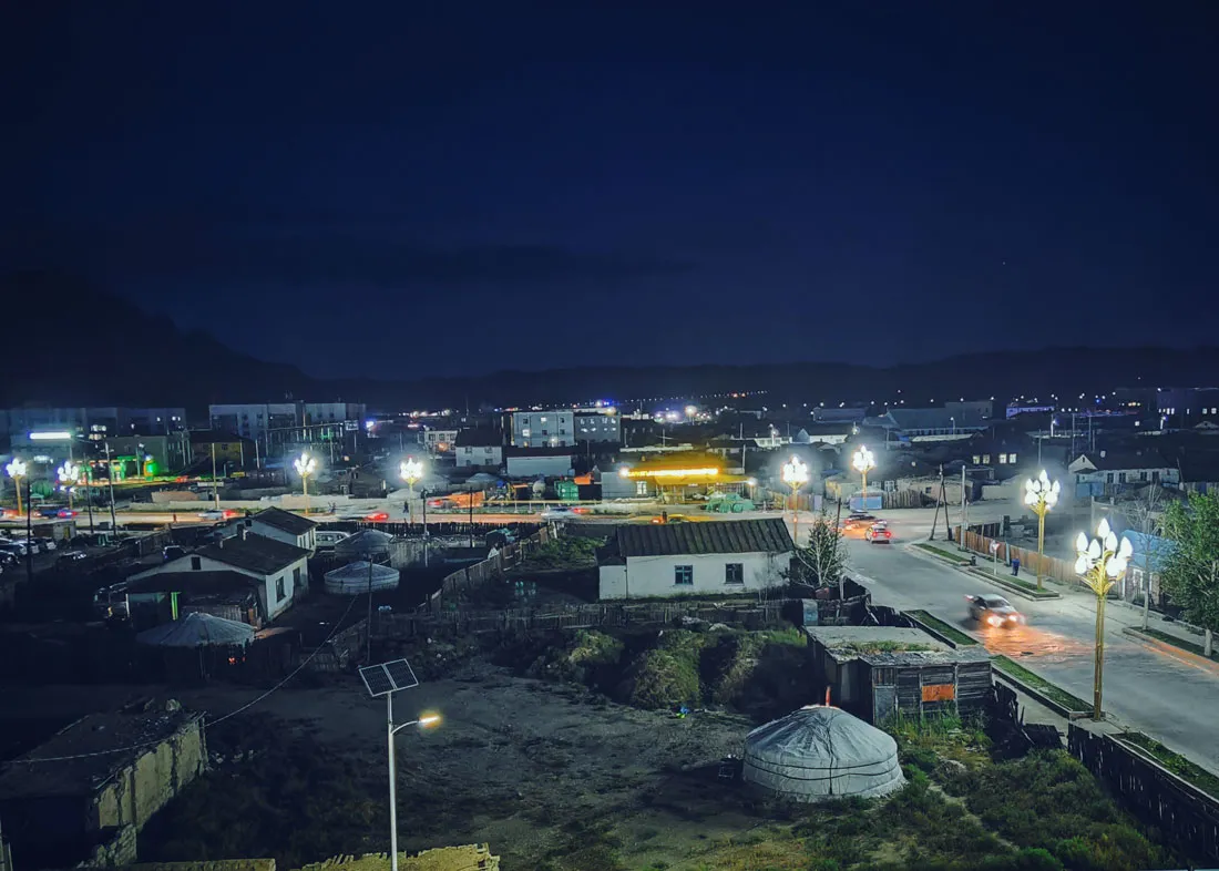 Город Ховд в Монголии