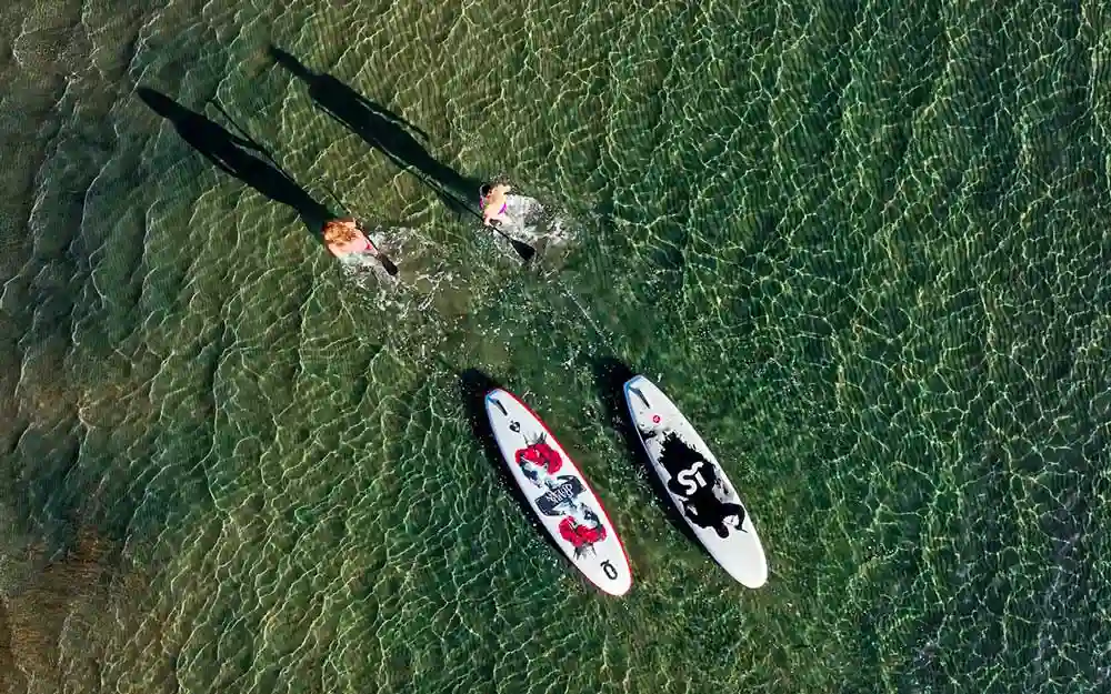 Озеро Дурген Нуур катание на сапах