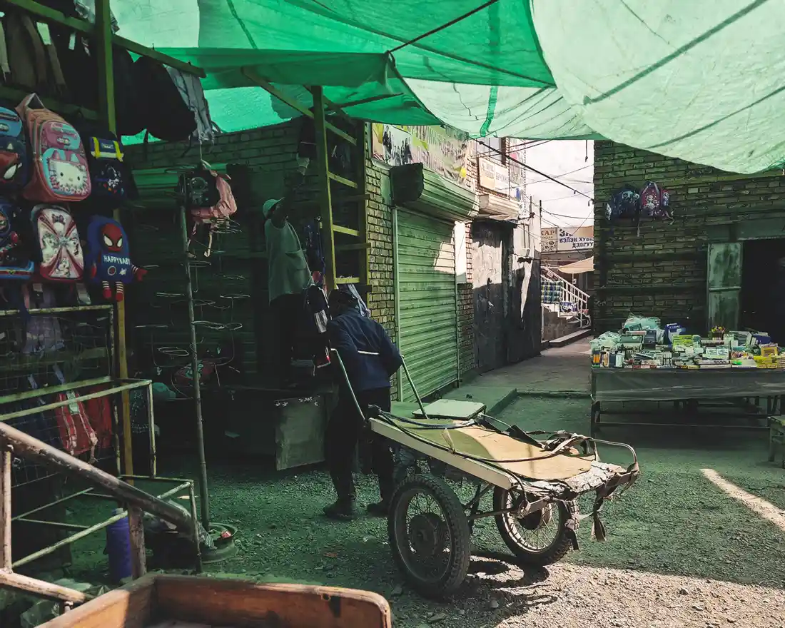 Рынок в Могольском городе