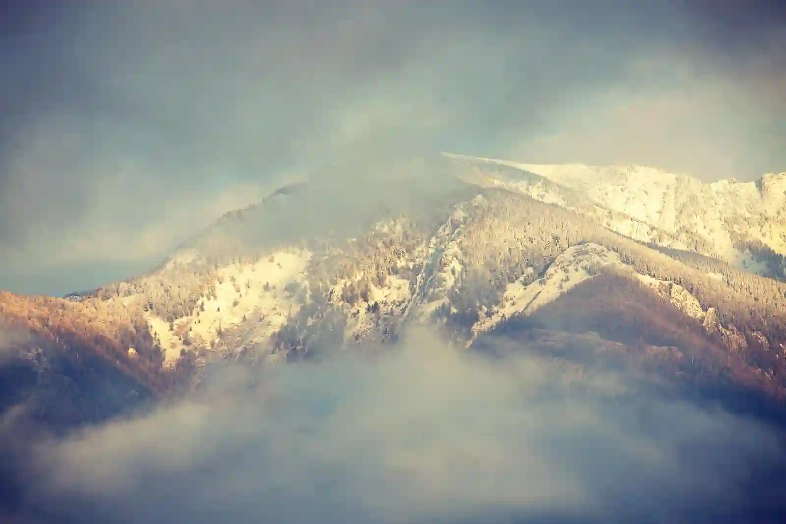 Северо-Чуйский хребет в снегу