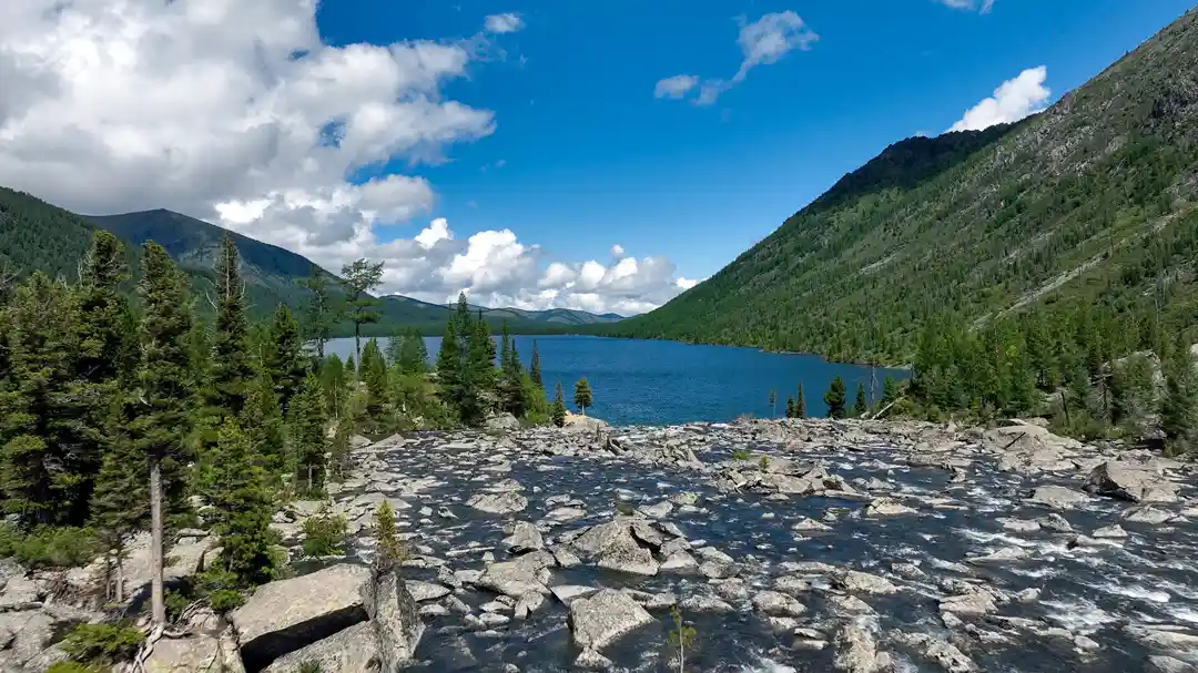 Мультинские озера вид с квадрокоптера
