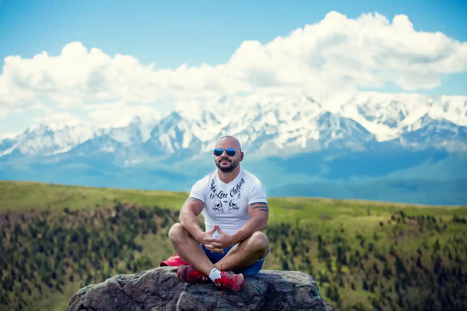 Отдых на горе Лысуха по пути на девятый ретранслятор